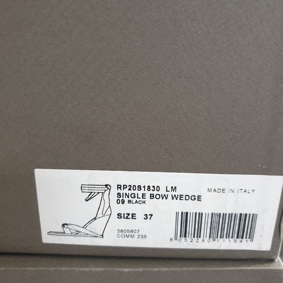 Rick Owens Single Bow Wedge leather - Picture 7 of 10